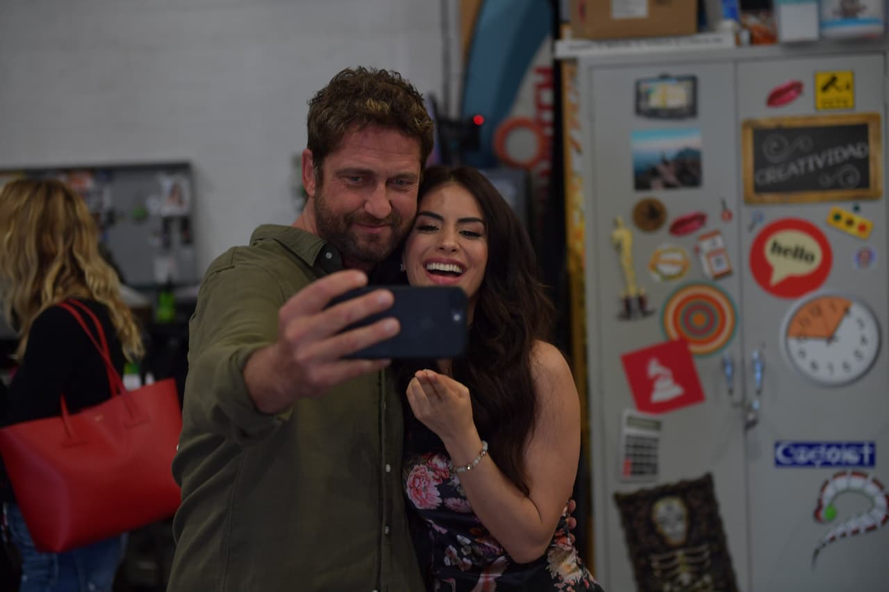 Jessica Cediel estuvo de visita en el show y aprovechó para tomarse fotografías con todos.