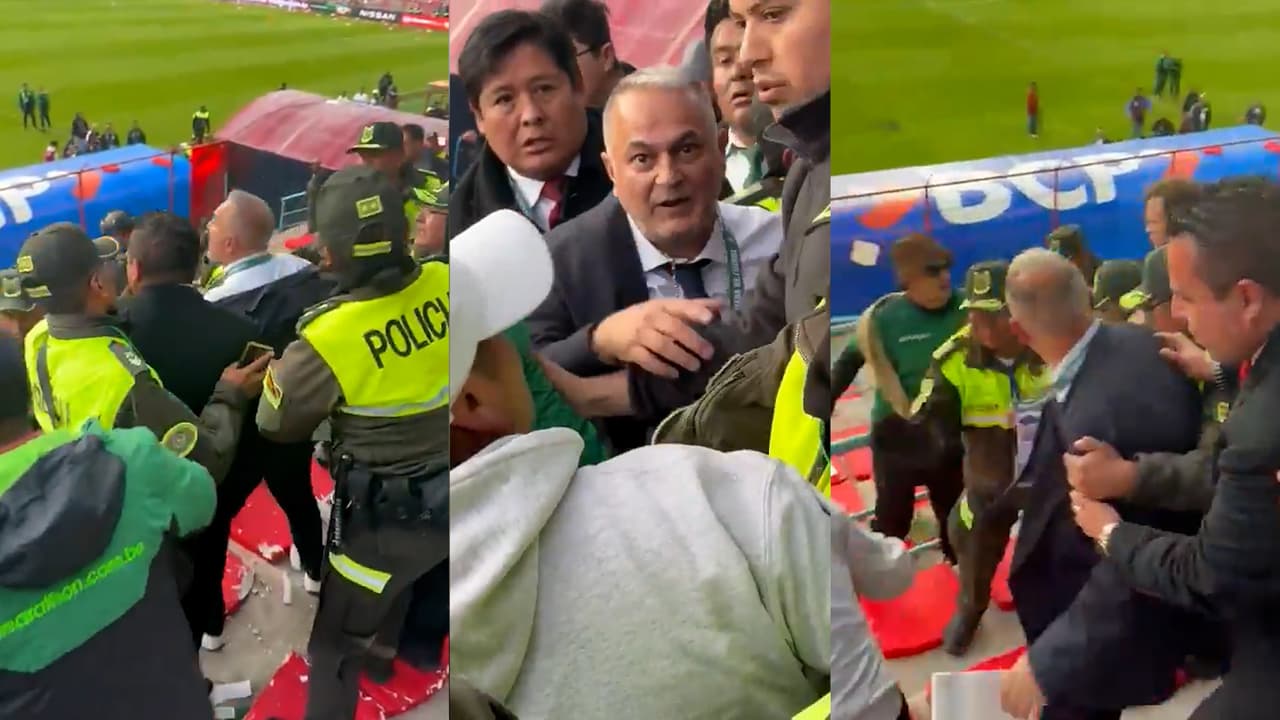 ¡Escándalo! Presidente de la Federación Boliviana pelea con aficionado