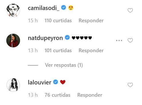 Actrices como 
<b><a href="https://www.univision.com/famosos/camila-sodi-presume-su-look-comorubi-y-las-comparaciones-con-barbara-mori-no-faltaron-fotos">Camila Sodi</a></b>, Natasha Dupeyrón y 
<b>Adriana Louvier</b> así reaccionaron ante la foto compartida por la intérprete.