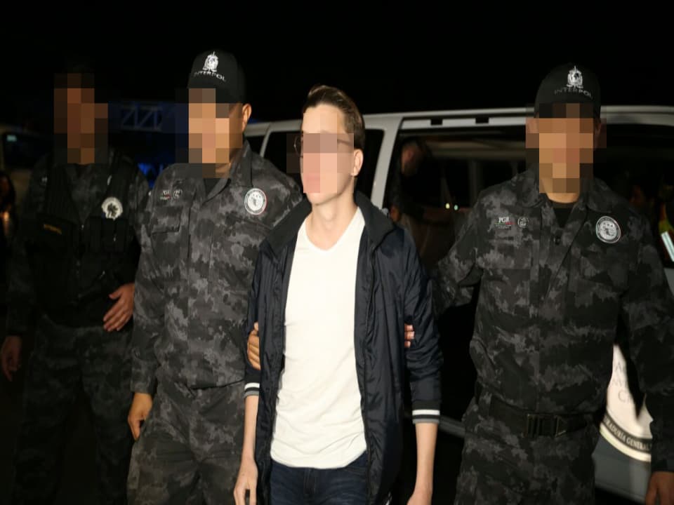 Diego Cruz, uno de los 'Los Porkys', es entregado a las autoridades de Veracruz