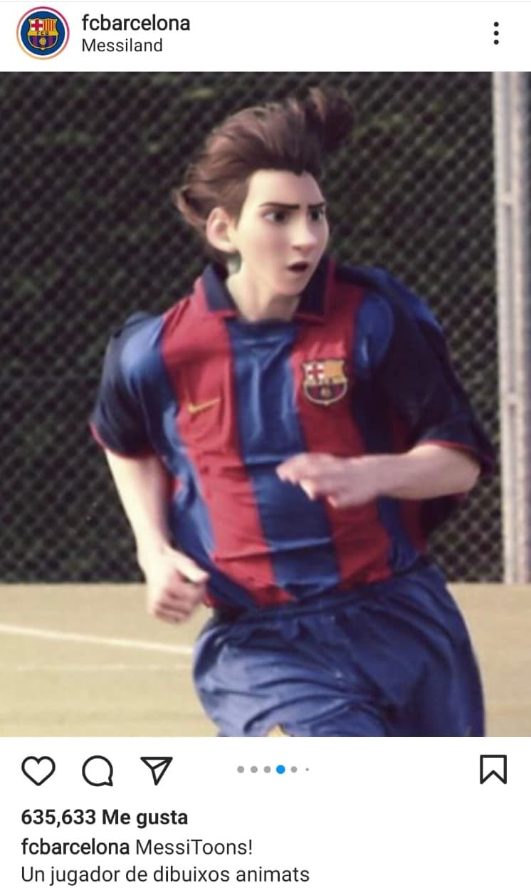 El FC Barcelona le rindió homenaje al número 10 con una serie de ilustraciones.