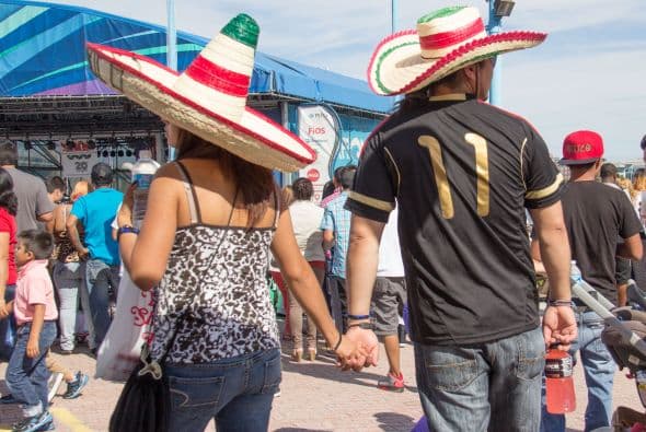 La comunidad mexicana se reunio en el historico Penn's Landing para celebrar el dia de la independencia mexicana. Estas son algunas imagenes.