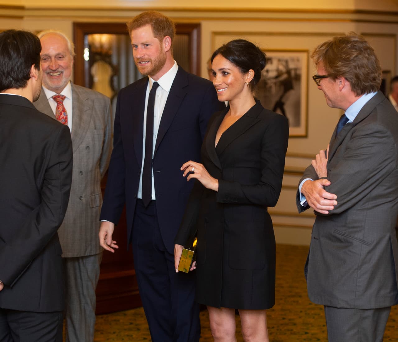 El príncipe Harry y Meghan Markle asistieron al evento benéfico de la obra 'Hamilton' para recaudar fondos para la organización Sentebale.