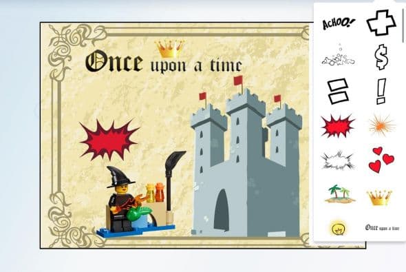 StoryVisualizer - Crea libros de cuentos para los estudiantes utilizando sus palabras e imágenes. De Lego Education.