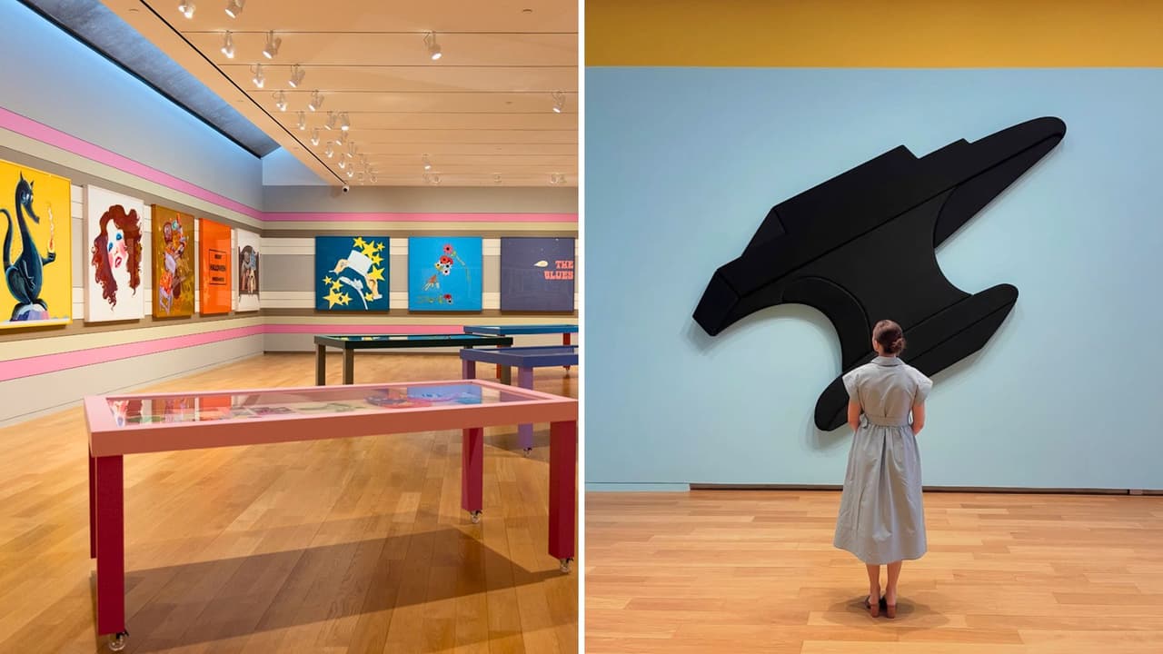 <h3 class="cms-H3-H3"><a href="https://www.themodern.org/" target="_blank">Modern Art Museum of Fort Worth </a></h3>
<br>📍
<b>Ubicación:</b> 
<a href="https://g.co/kgs/hNW3uhz" target="_blank">3200 Darnell St, Fort Worth </a>
<br>🕑 
<b>Horario: </b>Martes a domingo de 10 a.m. a 5 p.m. (viernes hasta 8 p.m.) 
<br>👉🏻 
<b>Entrada:</b> Gratis los viernes.
<br>
<b>¿Por qué te encantará? 🤔</b>
<br>Obras gigantescas y coloridas que despiertan la imaginación de grandes y chicos. 
<br>
<b>⭐ Momento estrella: </b>Sentarse frente al enorme estanque del museo a dibujar “su propia obra” inspirados por el arte. 
<br>
<b>💡 Tip: </b>Visiten los viernes para evitar pagar entrada y disfrutar un ambiente relajado.