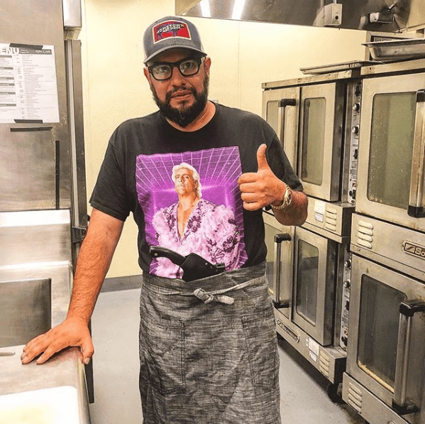 Ruiz apareció frecuentemente en el canal gastronómico Food Network en shows como 'Dinner: impossible', 'Guy's grocery games’ y 'Guy's ranch kitchen'. También participó en Sirius XM Radio, donde entrevistaba a los chefs más talentosos de la actualidad.