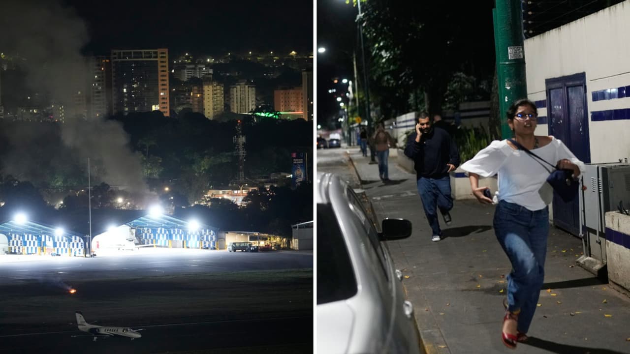 Detonaciones y sobrevuelos militares sacuden Caracas en medio de tensión con EE.UU.