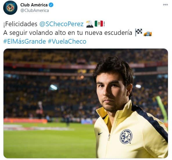 No cesan las felicitaciones para ‘Checo’ Pérez y Red Bull | Grandes personalidades se sumaron a las palabras de aliento para el piloto mexicano y su nueva escudería.