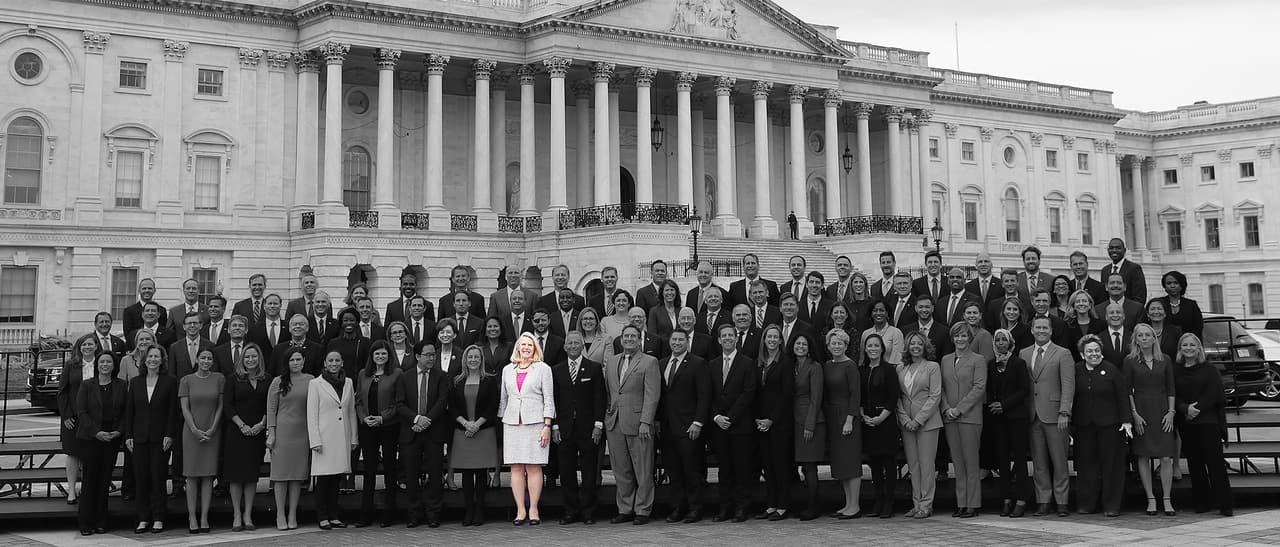 Fotos: La poca diversidad republicana contrasta con la plural bancada demócrata