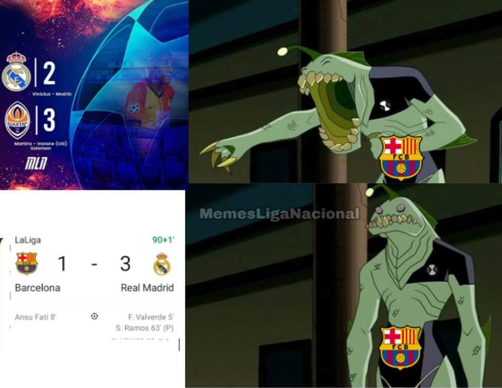 El Real Madrid y los memes tundieron al Barcelona | Los culés perdieron el Clásico del futbol español y los memes no tardaron en aparecer.