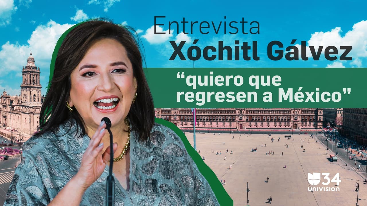 Cinco temas clave abordados por Xóchitl Gálvez en su entrevista con Univision 34