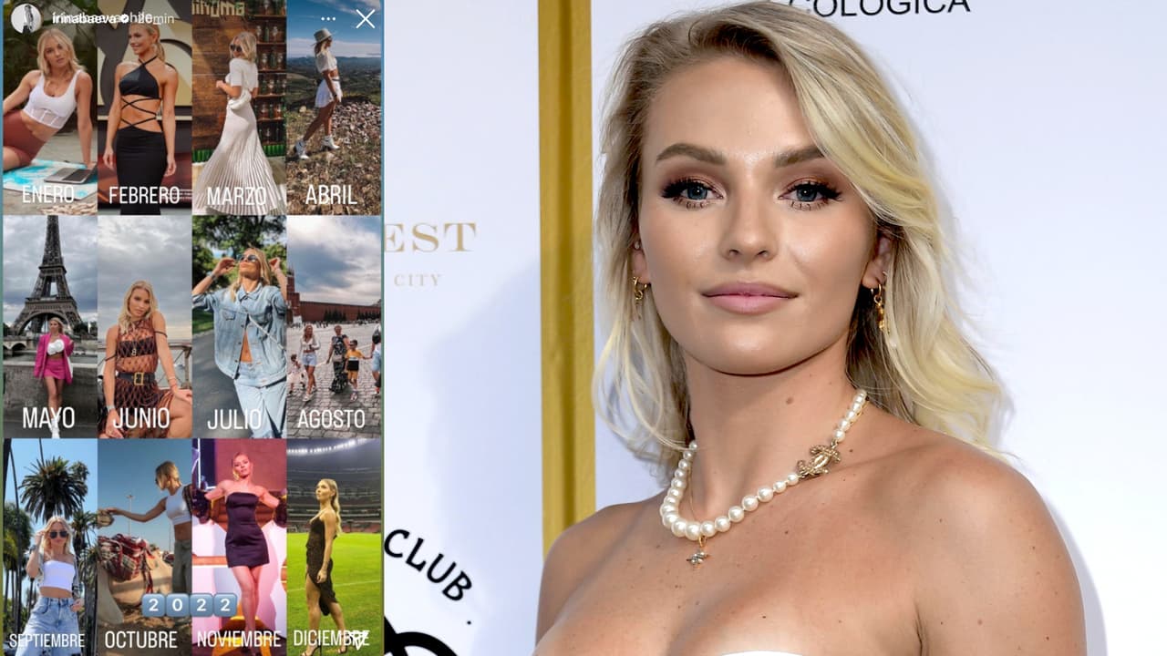 Irina Baeva omitió aparecer o hacer alusión a Gabriel Soto en su recuento de 2022.