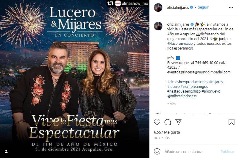 Concierto de Lucero y Mijares