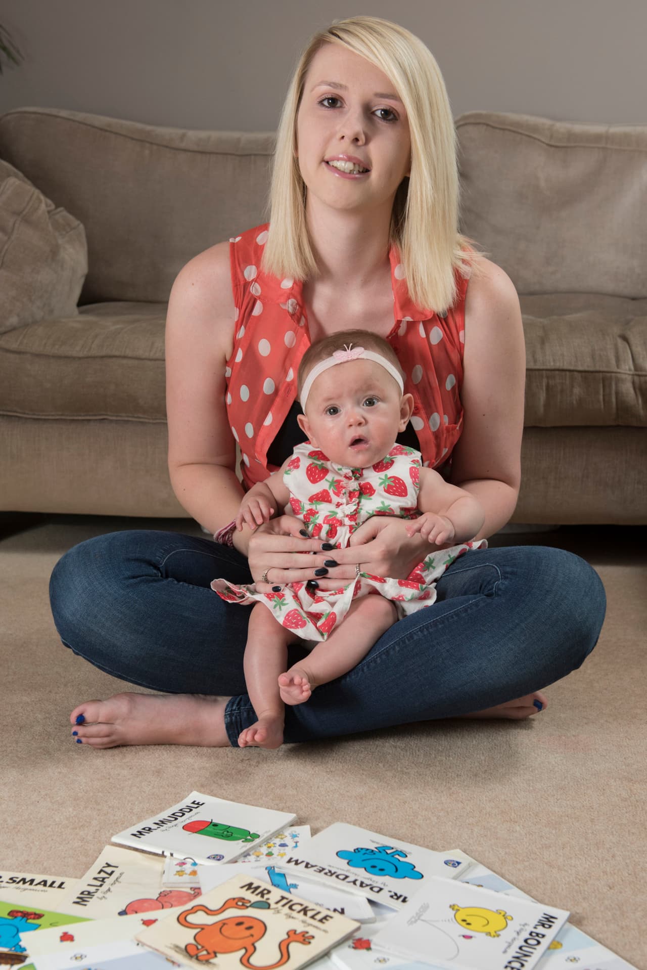 Vicky y Ava viven en Horley, Sussex.