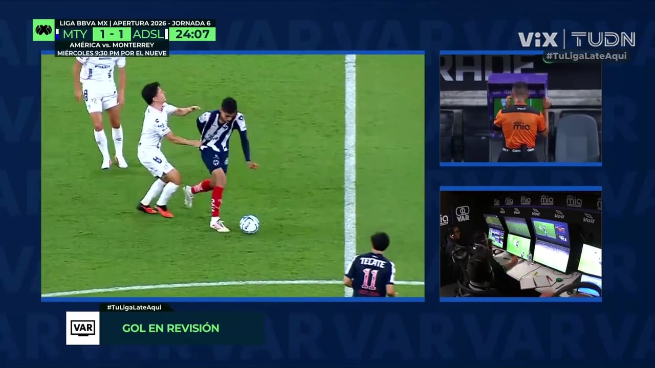 ¡Hay polémica! El árbitro anula el gol por una falta en el inicio de la jugada