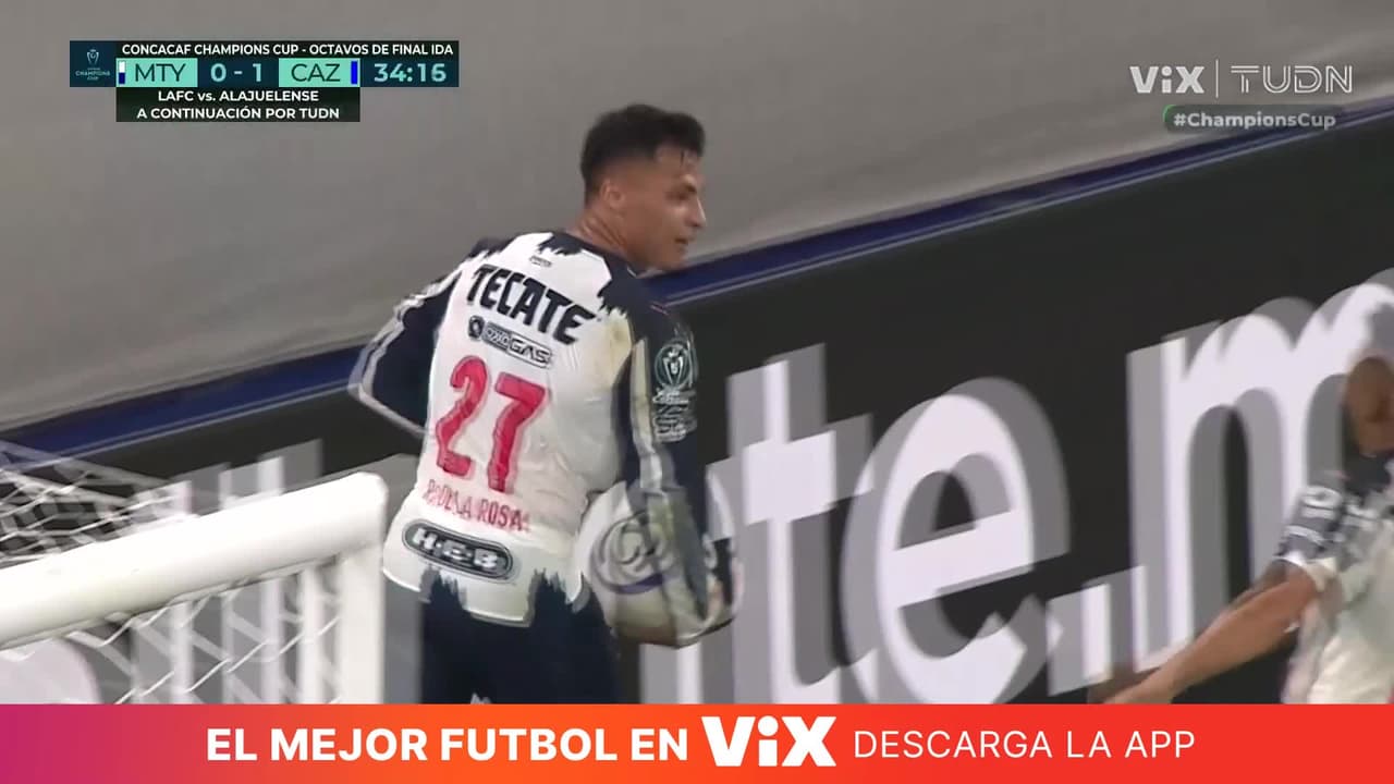 ¡Golazo de Monterrey! Desde el tiro de esquina Rayados encuentra el empate