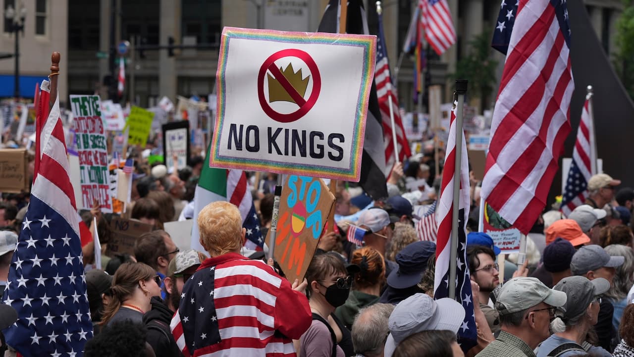 “No Kings Day”: marchas en Nueva York y Nueva Jersey en rechazo a las políticas de Trump