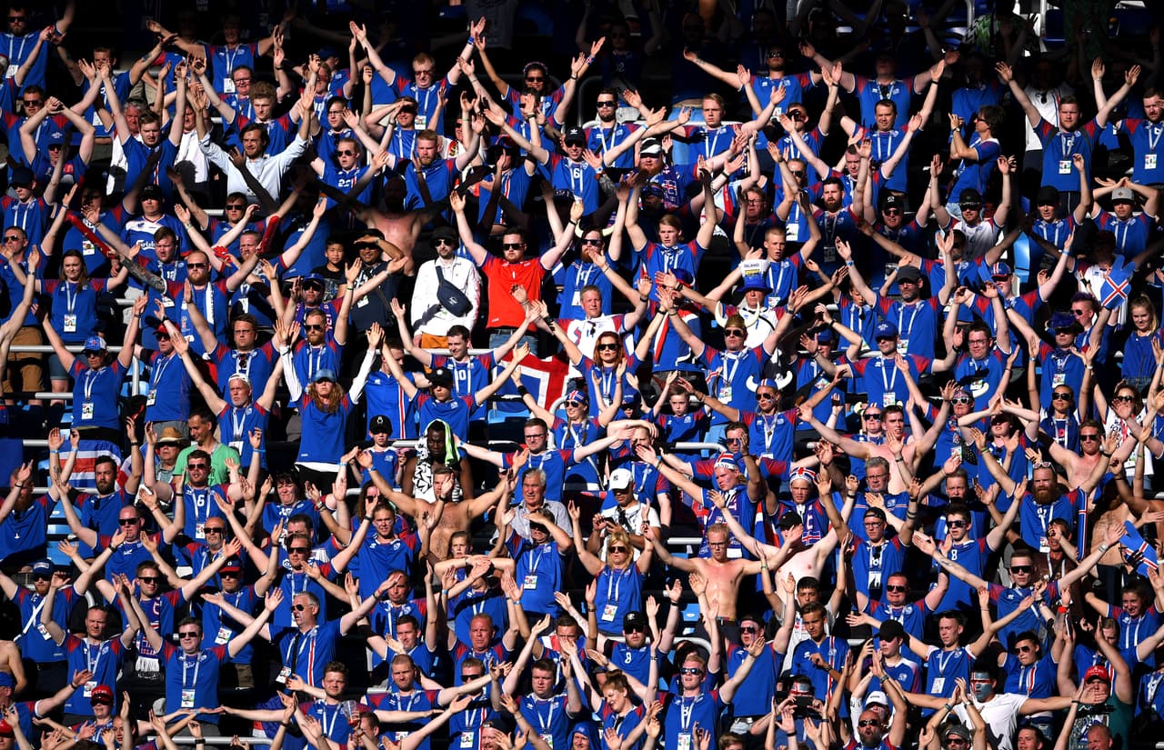 Fue una nueva ocasión para ver a los fanáticos de Islandia y una cultura de fanatismo muy admirable.