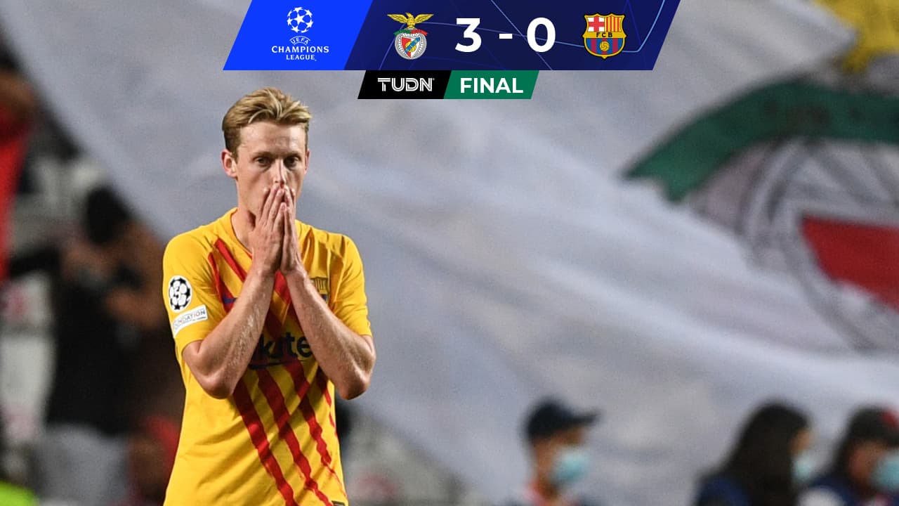 ¡PA-PE-LÓN! Un Barcelona irreconocible es goleado por Benfica