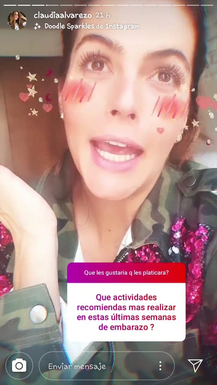 “Come sano, date tus gustitos, haz ejercicio {...} Y disfruta”, añadió la actriz.