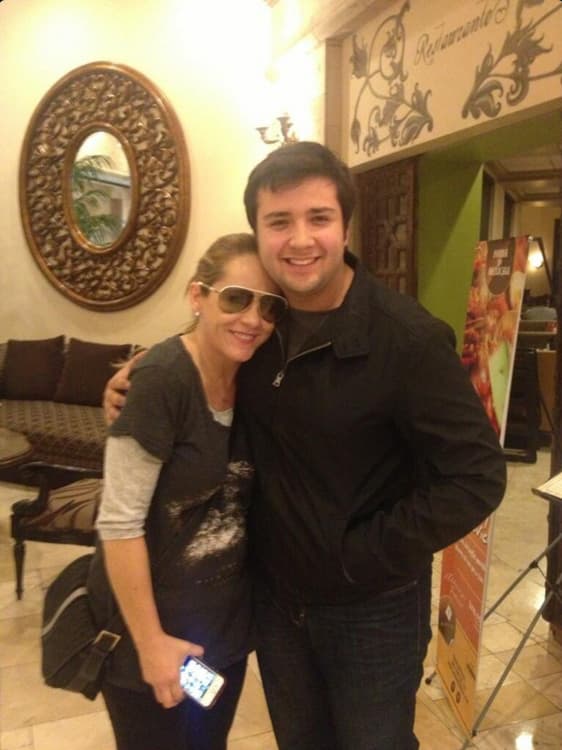 Hace unos años se reencontró con Roxanna Castellanos.