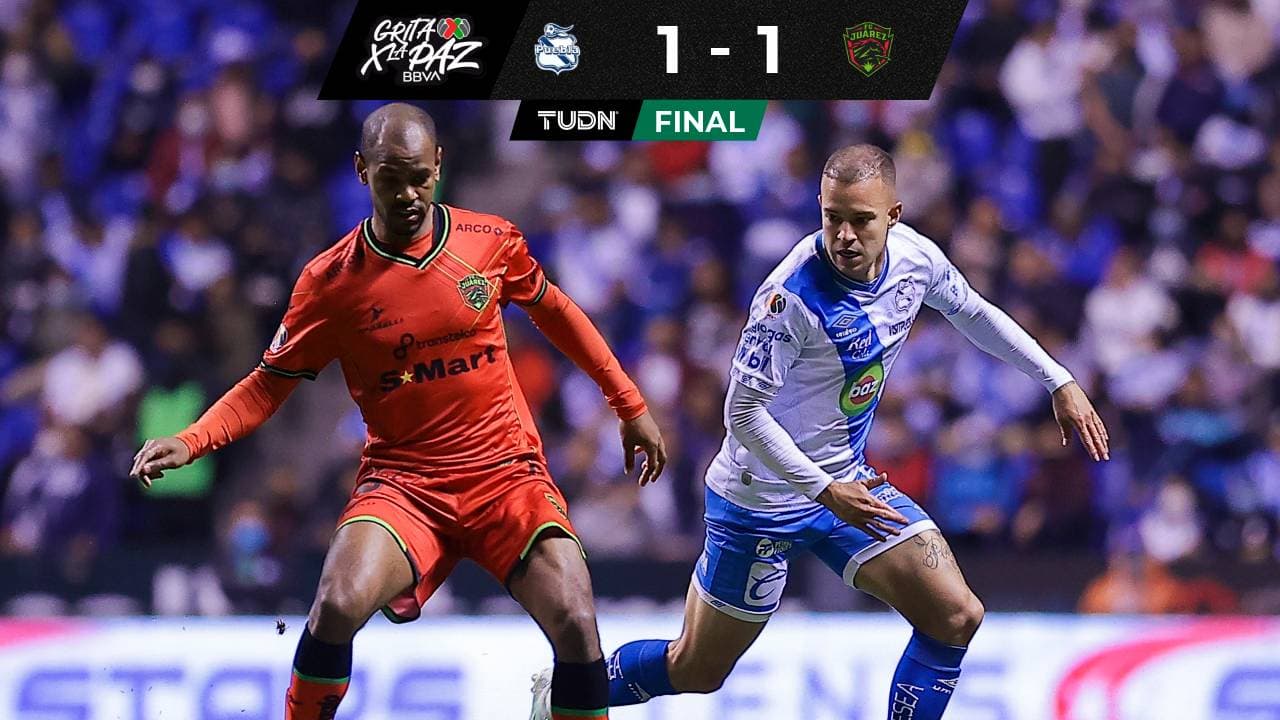 Puebla pone en riesgo el liderato de la Liga MX al empatar en casa con el FC Juárez.