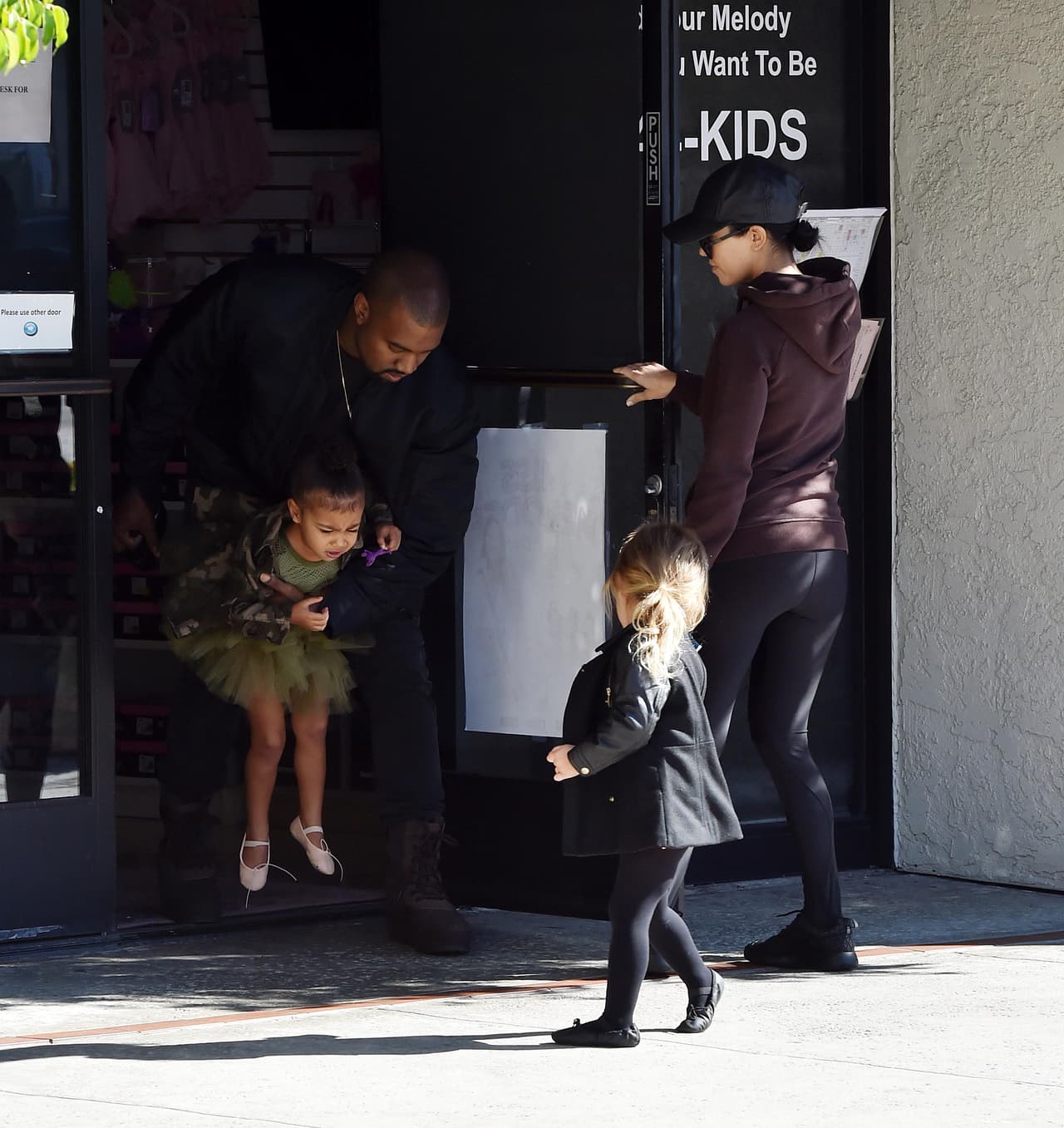 El rapero llevó a Nori a sus clases de ballet.