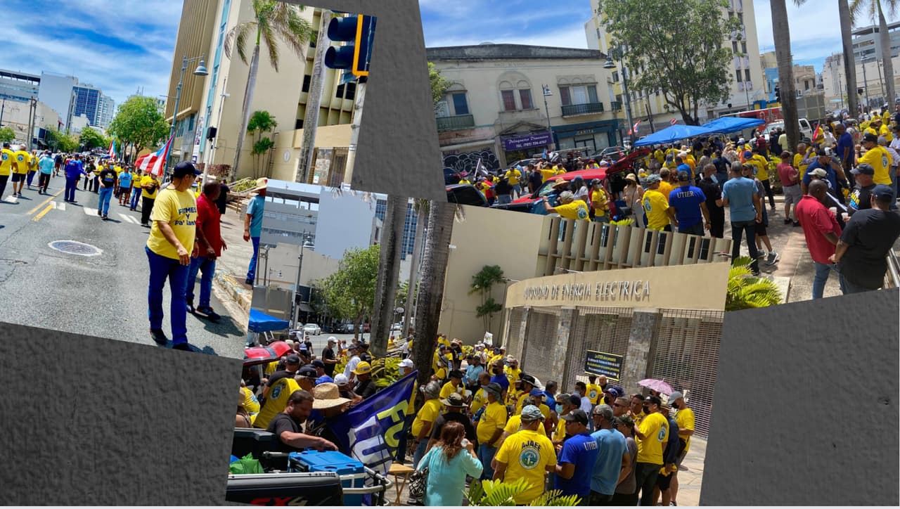 'Temor ante la llegada de la temporada de huracanes': Celebran primer aniversario de LUMA Energy con protestas alrededor de Puerto Rico