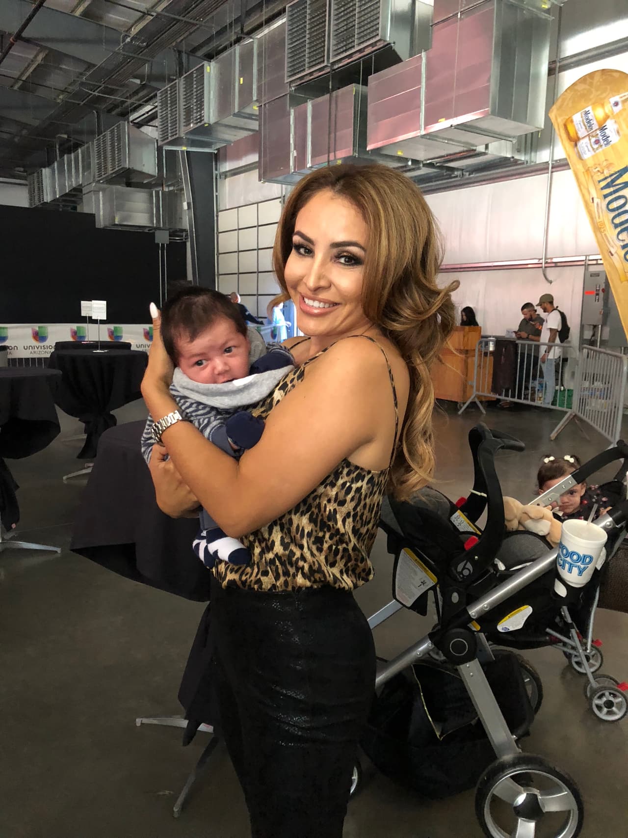 Hasta los fanáticos más pequeños de 
<b>La Bronca</b> querían foto con ella.