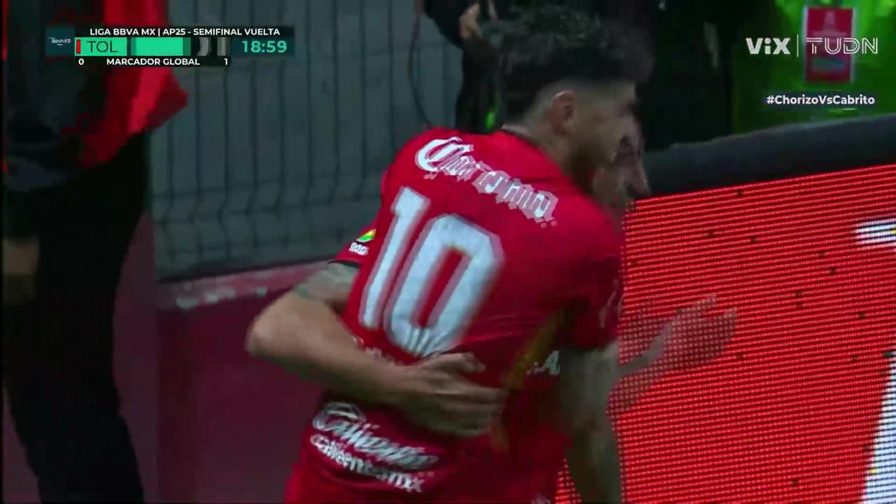 ¡Vaya golazo! Toluca sorprende a Rayados con esta pincelada