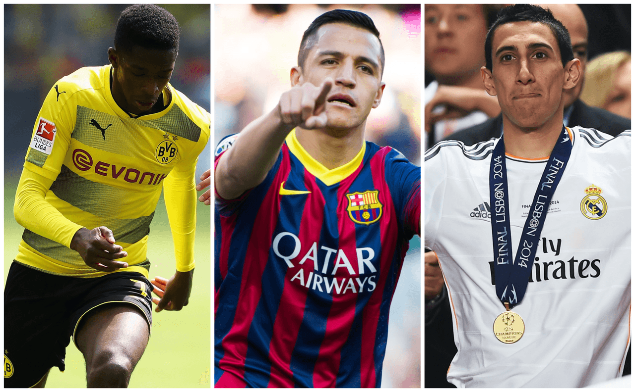 Alexis, Dembélé y Di María son algunos de los que vuelven a las que fueron sus casas.