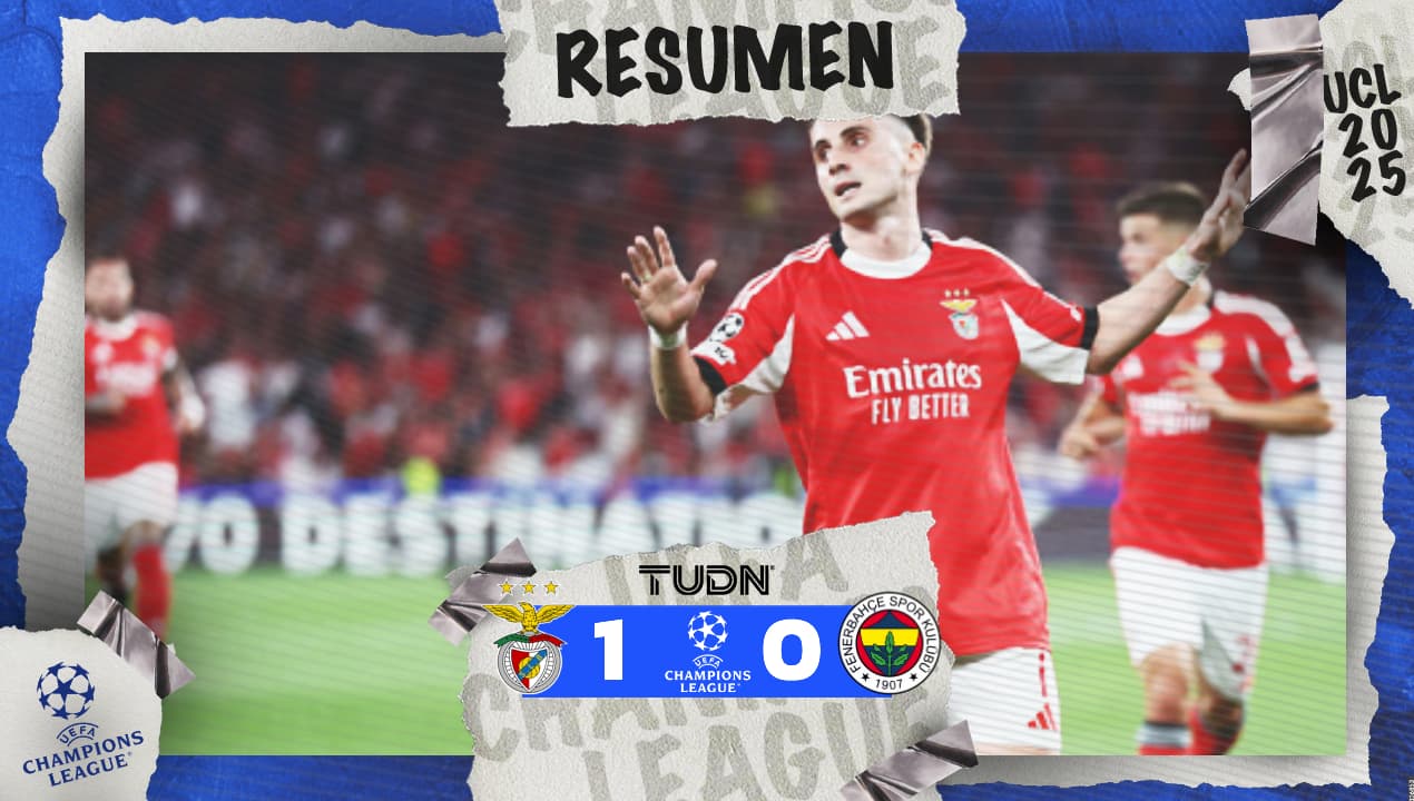 Benfica echa de la Champions al Fenerbahce de Jose Mourinho y Edson Álvarez
