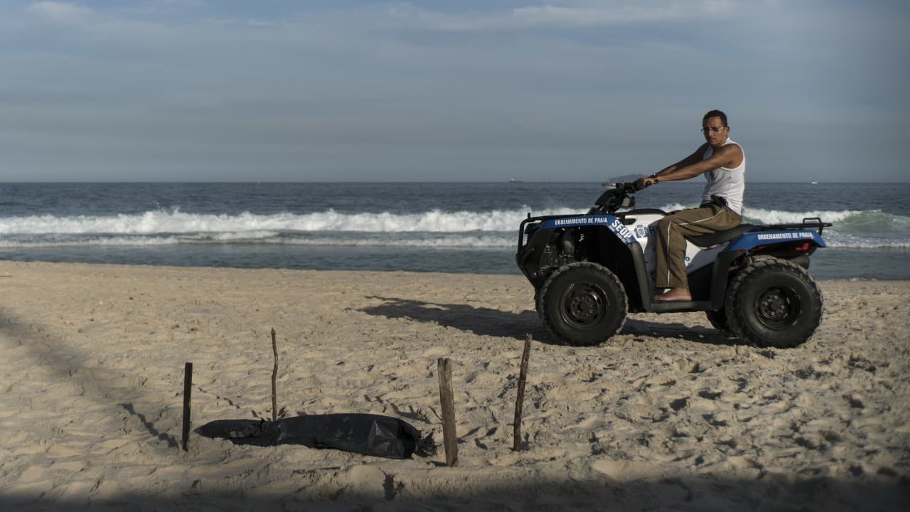 Encuentran restos humanos en una playa de Río cerca de donde se jugarán los Juegos Olímpicos