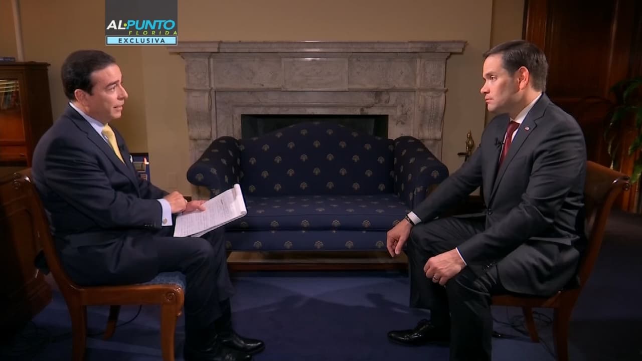 Entrevista con Marco Rubio en Al Punto Florida.