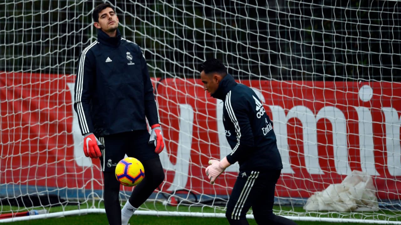 Keylor Navas no trató bien a Thibaut Courtois en el Real Madrid