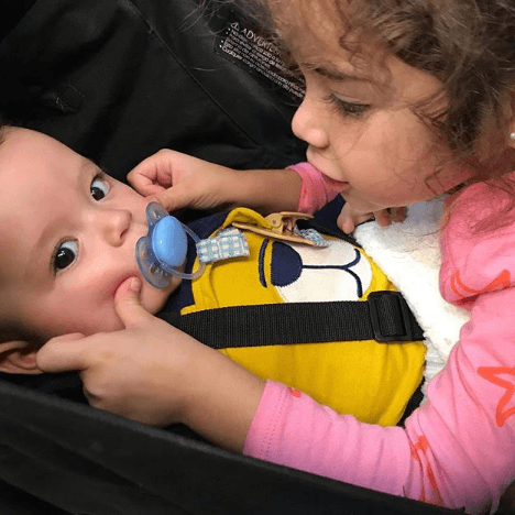 Ana Patricia nunca imaginó que Giulietta podría ser de tanta ayuda para cuidar al integrante más pequeño de la familia Martínez Gámez.