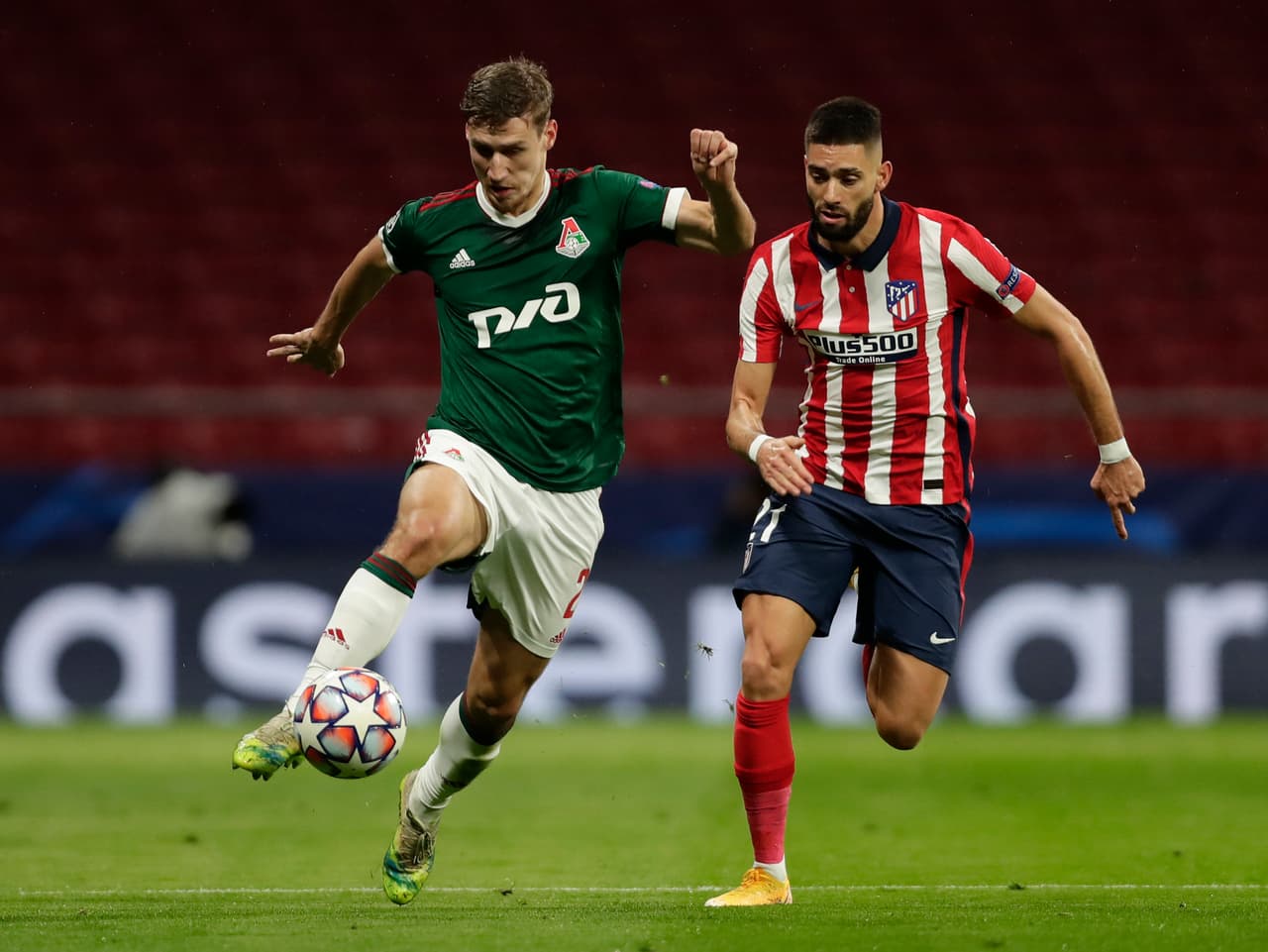 El Atlético de Madrid sufre frente al Lokomotiv de Moscú y se conforman con un punto al empatar 0-0.