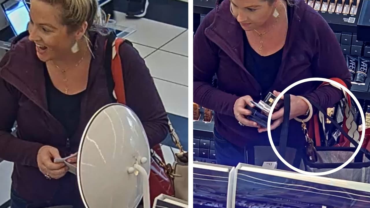 Esto fue lo que captaron cámaras de seguridad de la tienda Sephora, ubicada en Town Square de Southlake.