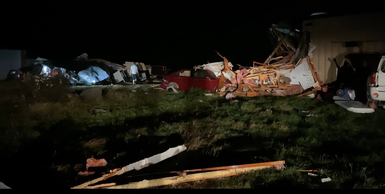 Austin Disaster Relief Network fue hasta el área para evaluar los daños.