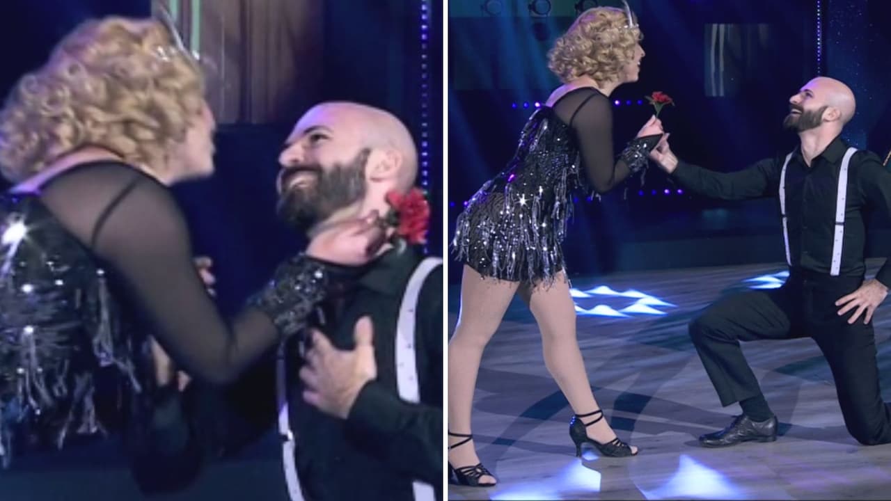 ¿Imanol se le declaró a Sandra Itzel en 'Las Estrellas bailan en Hoy'? El actor se arrodilló frente a ella