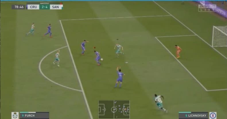 Cruz Azul no logra salir del sótano y esta vez caen frente al Santos de Eduardo Aguirre con un marcador de 3-4.