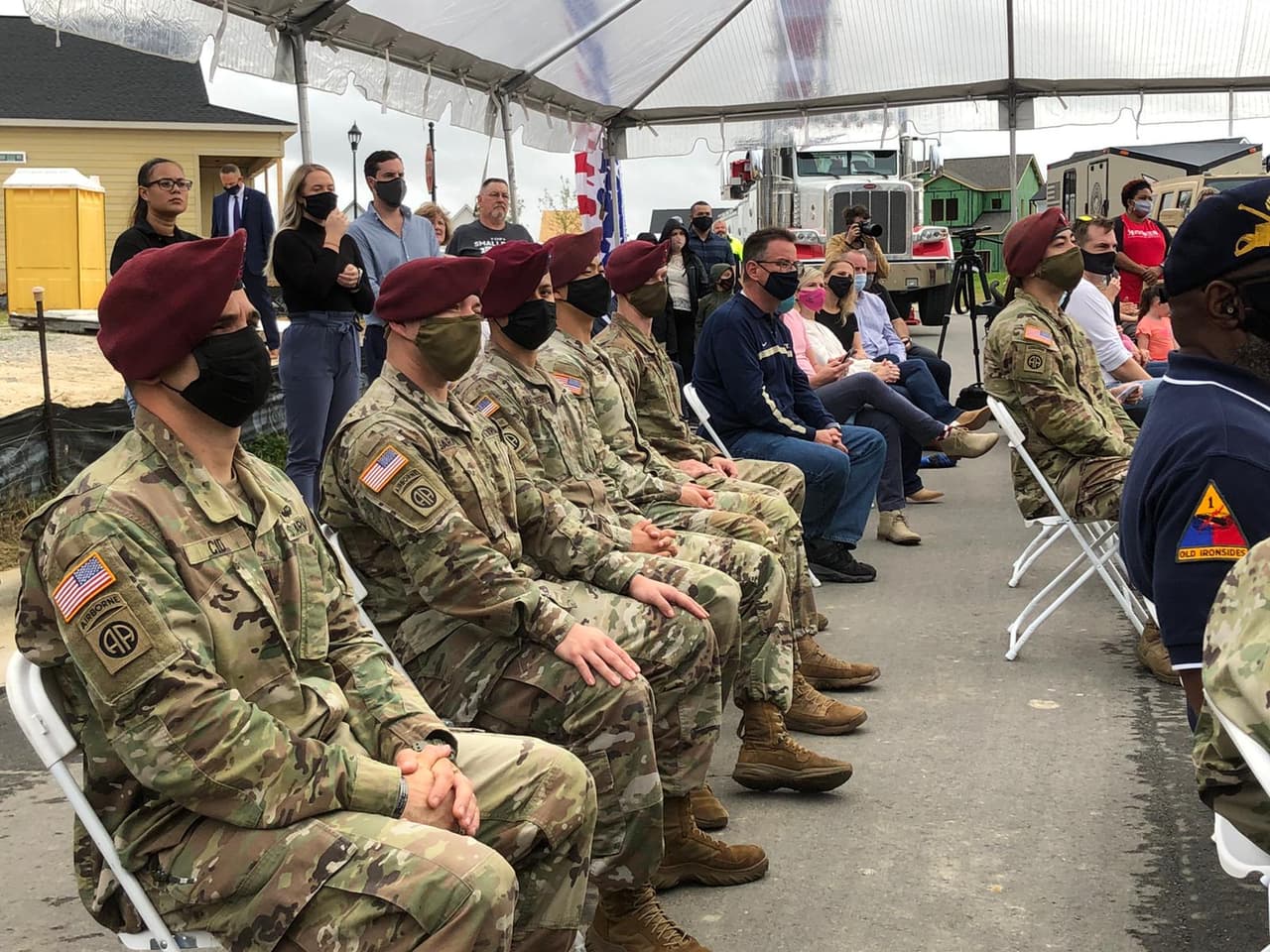 Miembros del Ejército hicieron acto de presencia para acompañar a la familia Barreto Ortiz.