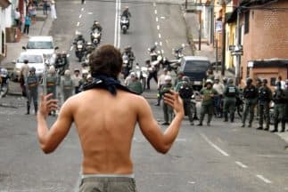 Las protestas en Táchira contra el gobierno de Nicolás Maduro están fuera de control.
