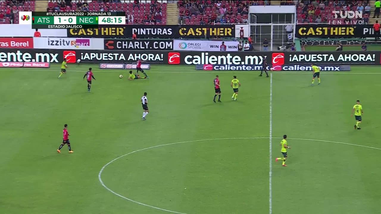 ¡GOOOL! Rodrigo Aguirre anota para Necaxa.