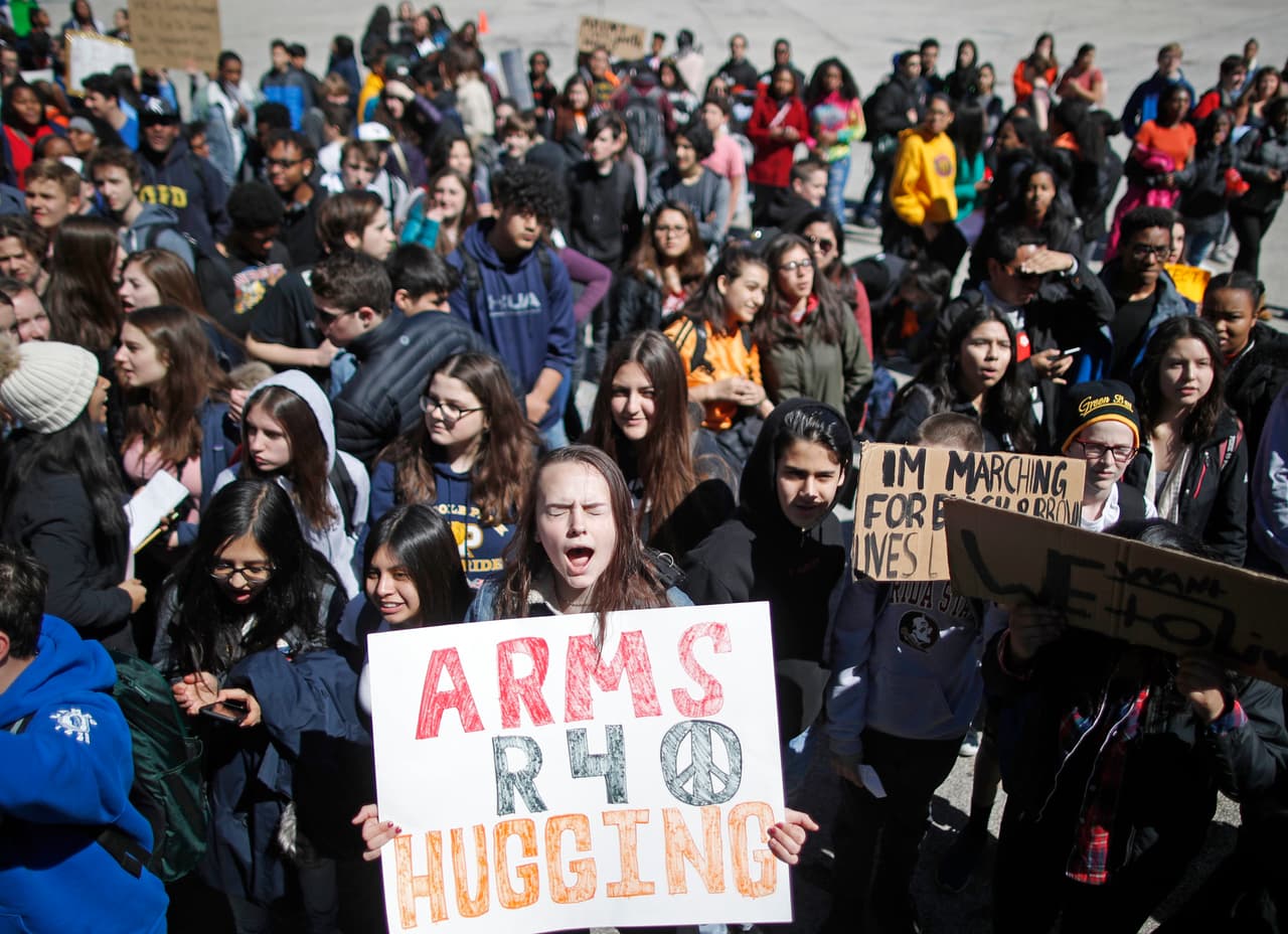 Una manifestación que unió a la juventud de Chicago para exigir cambios en la legislación sobre armas.