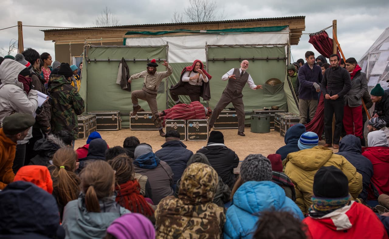 Lo que sucedió cuando un teatro se instaló en un campamento de refugiados 