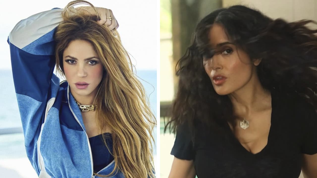 Salma Hayek felicitó a Shakira moviendo las caderas como ella: "Diosa de la música"