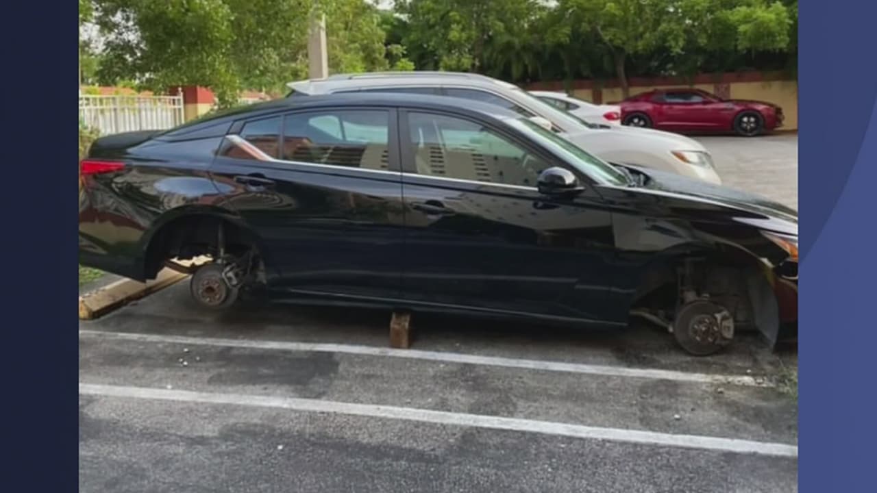 Habitantes de dos edificios en Miami denuncian robos de llantas, correspondencia y hasta mascotas