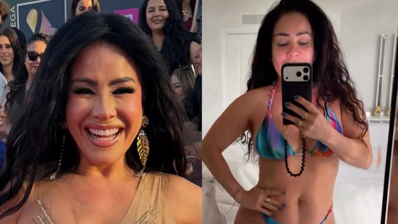 ‘La Venenosa' responde desde la bañera y en bikini a quienes dicen que "ya le dio el rebote"