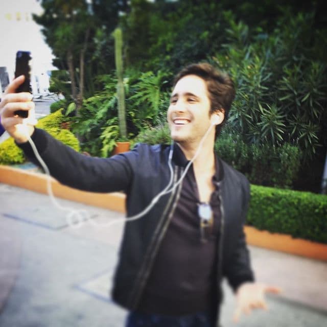 Nuestro querido Diego hizo Periscope con nosotros antes de comenzar el programa.